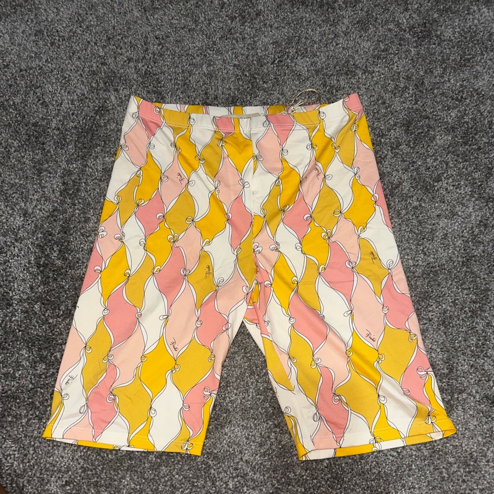 Emilio Pucci Multicolor Geometric Shorts